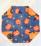 Fabric storage box with Pumpkins and Stars - Halloween - Image 6