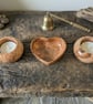 Terracotta Inspired Tealight Holder & Heart Dish Set - Image 3