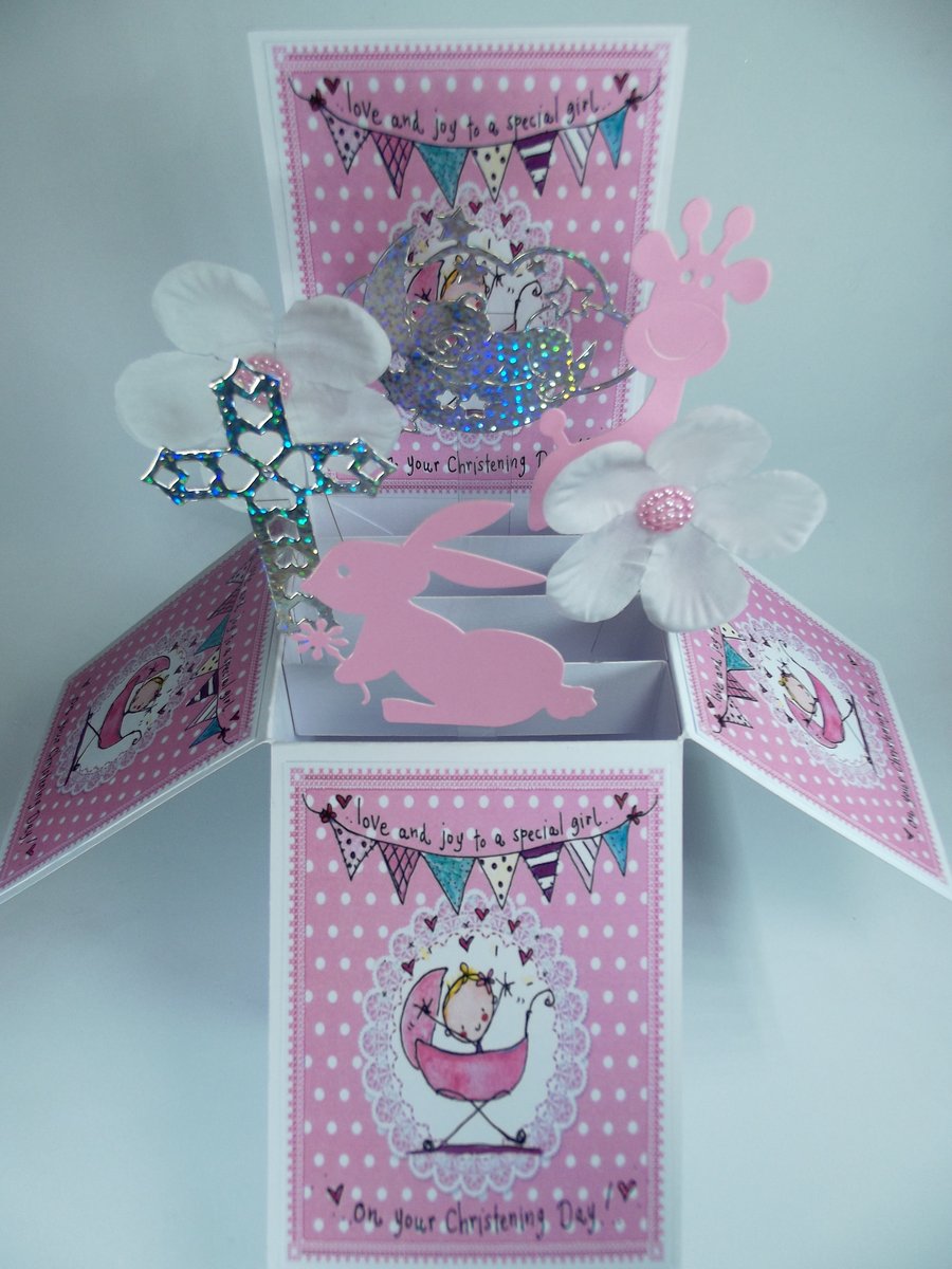 Girls Christening Card