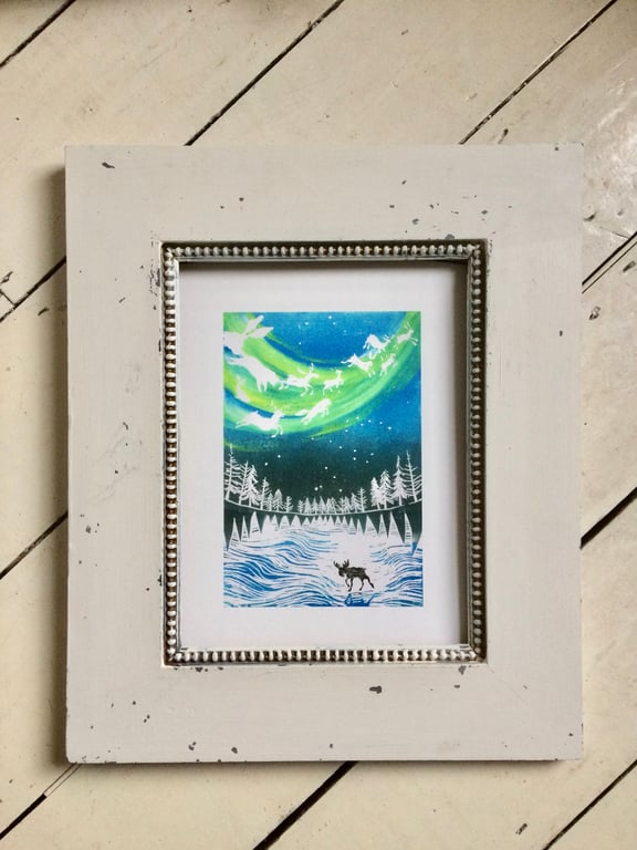 ‘Sky Full Of Magic’ (Giclee Reproduction Lino Print)