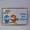 OWLS FRIDGE MAGNET