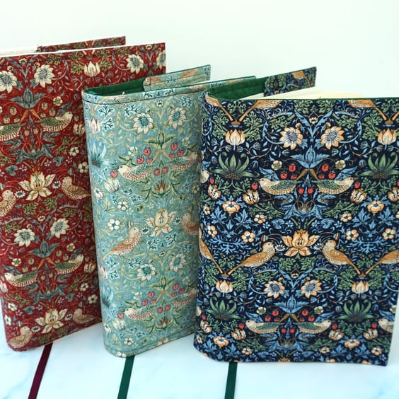 Distinctive book sleeve, William Morris book cover, Book sleeve, Book dust jacke