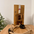 Oak Wood Wall Sconce