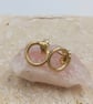 9ct Gold Circle Stud Earrings - Image 8