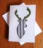 Trio Of Funky Stag Cards - Image 3