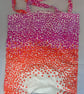 Vintage headscarf -  Shopping or Tote Bag - Coloured Hearts - Image 4