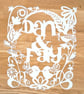 Large Bespoke Customised Personalised Handmade Name Papercut - Image 5