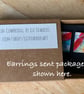 Sherbet, Stainless steel post earrings  - Image 5