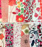 36 Liberty Fabric Scraps 3" Charm Squares : MULTICOLOURS : Patchwork Bundle - Image 4