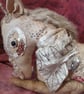 Textile art sculpture, Unicorn, mythical, fantasy art. OOAK art, unicorn - Image 6