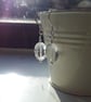 Sparkling Quartz and Sterling Silver Earrings - Image 1