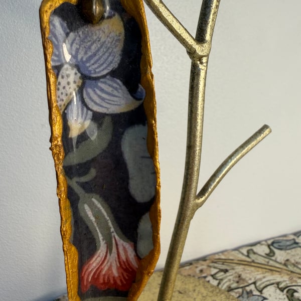 William morris razor clam shell pendant 