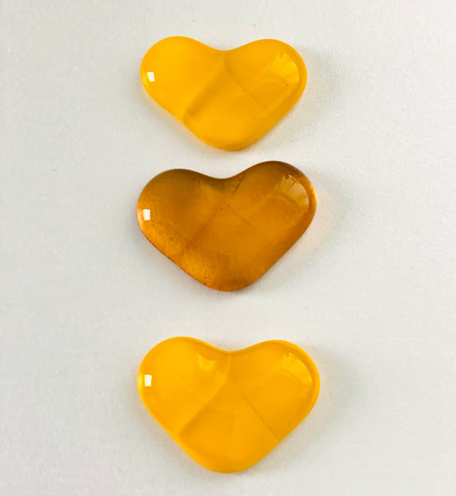 Pocket heart-fused glass keepsake