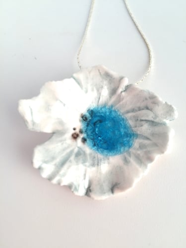 Waterlily Porcelain Necklace