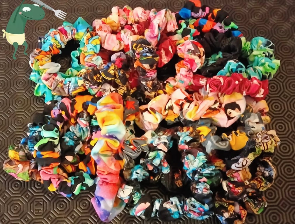 Extra Large Scrunchies Pack of 5 (random assortment)