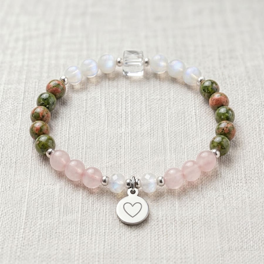 Pregnancy Crystal Bracelet, Mum to Be, Personalised Engraved Gift