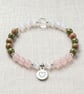 Pregnancy Crystal Bracelet, Mum to Be, Personalised Engraved Gift