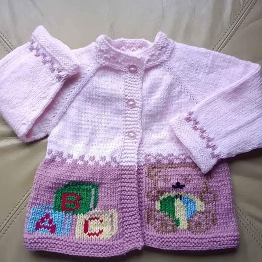 The ABC Cardigan - 6 to 12 months