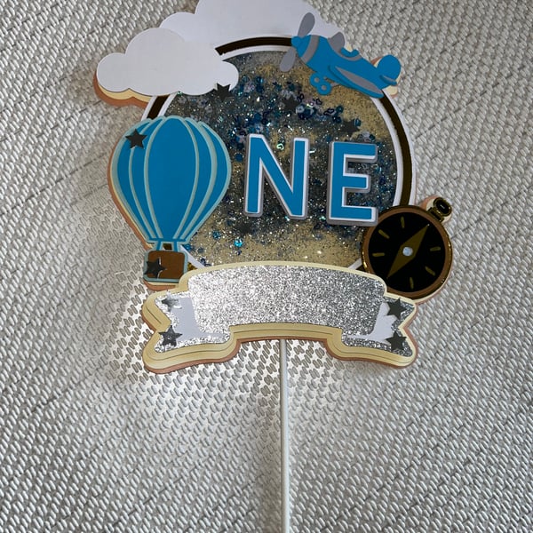 3D shaker Cake topper