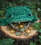 Crochet Frog Coin Purse 