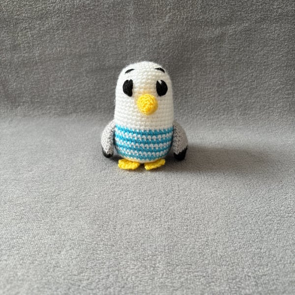 Small Crochet Seagull Soft Toy - CE Tested Mini Seagull Plushie