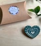 Heart brooch  - Image 1