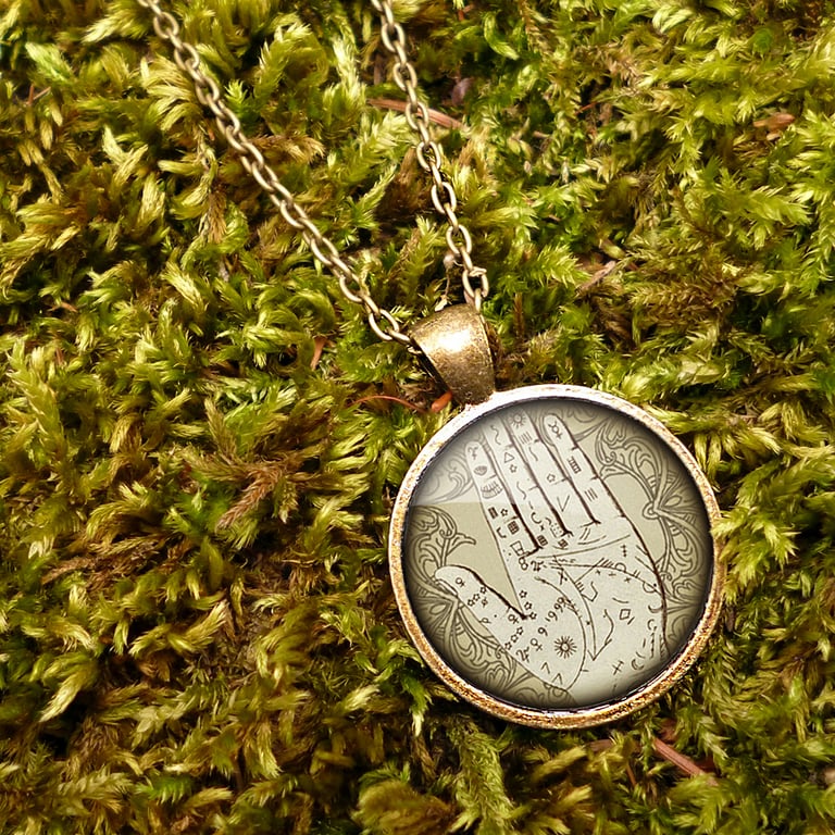 Palmistry Large Necklace (DJ08)