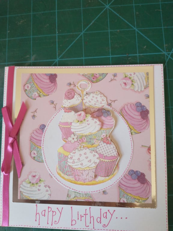 Cupcakes birthday card