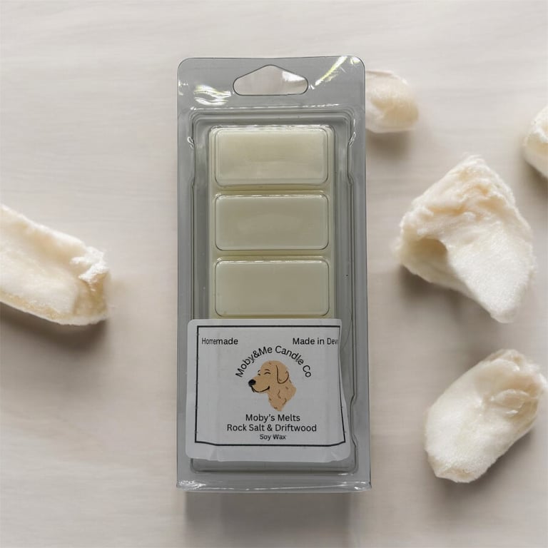 Rock Salt & Driftwood Soy wax Melt Snap bar