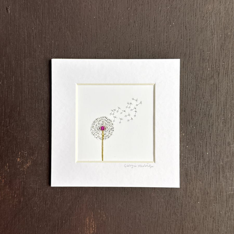 February Birthstone Wish 5" x 5"