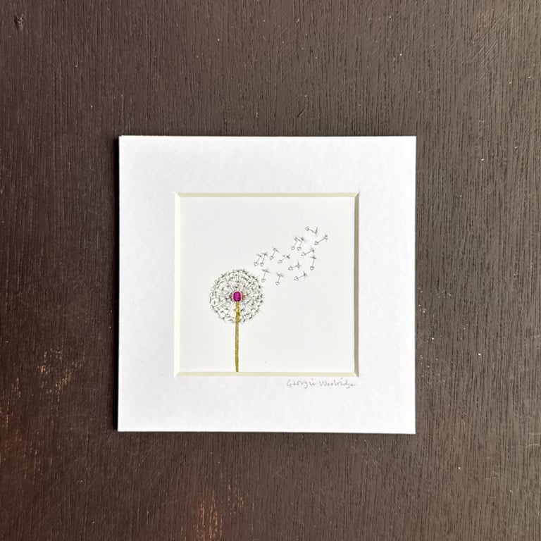 February Birthstone Wish 5" x 5"