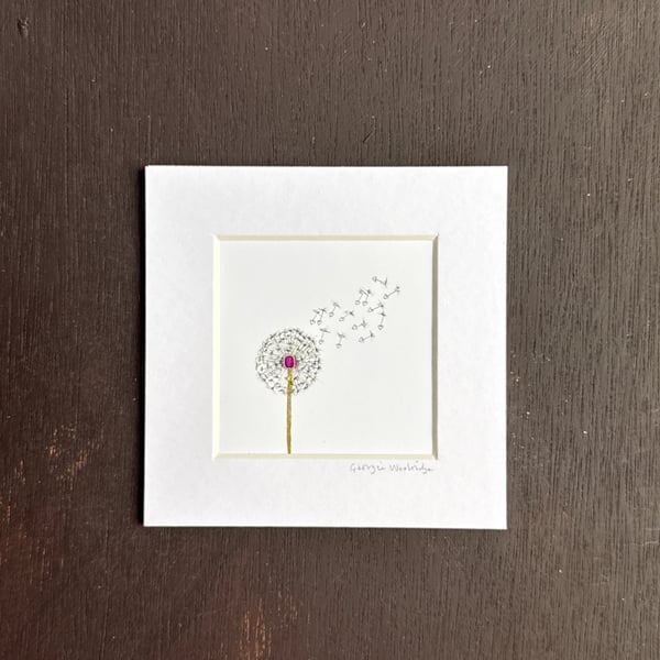February Birthstone Wish 5" x 5"