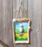Pebble Puffin Driftwood Wall Art - Handmade Coastal Bird Art - One-of-a-Kind - Image 5