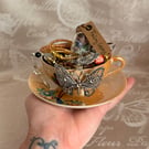 Handmade Mystery Jewelry Teacup Gift Set – Vintage Cup 