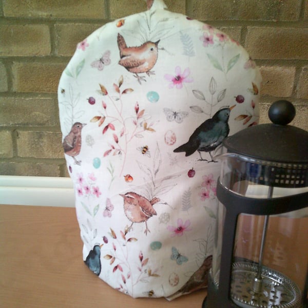 Garden Birds and Butterflies  Large Coffee Pot Cosy