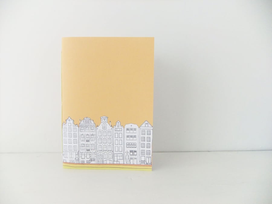 Amsterdam Handmade Journal - A5 size notebook
