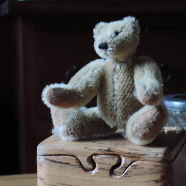 4.5" Collectors Mohair Teddy Bear