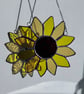 Stained Glass Sunflower sun catcher - Image 3