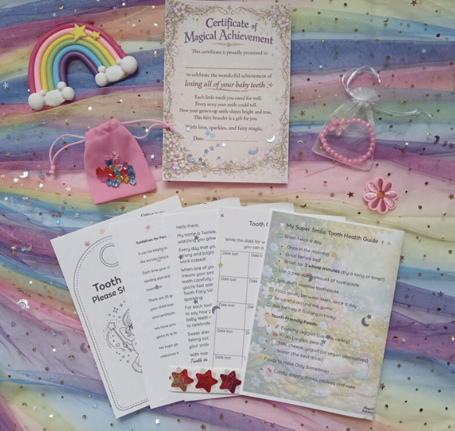Tooth Fairy Kit - Celebrate from the first baby tooth lost to the last
