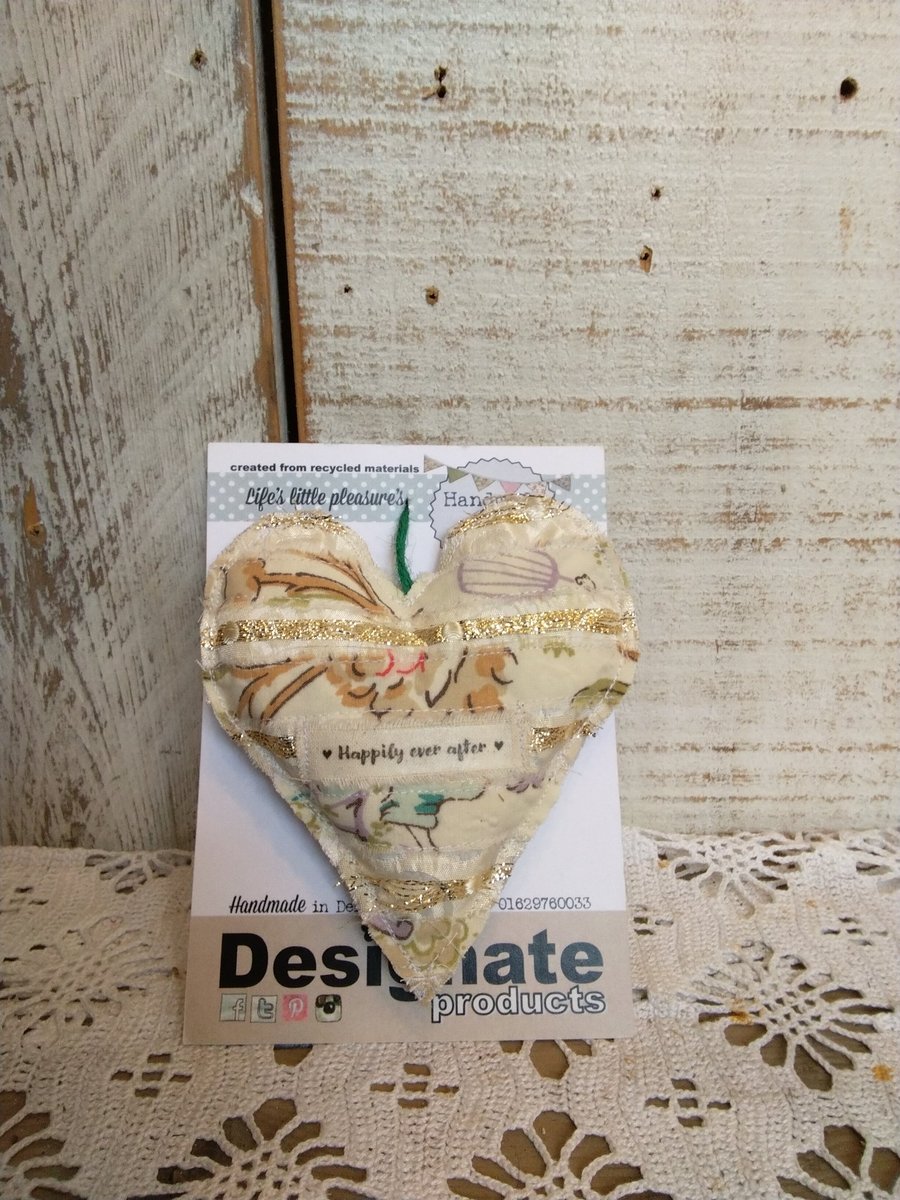 Meadow Stitch Lavender Heart Hanger 