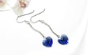 BRIDAL & PROM - Sterling Silver Earrings With Swarovski Pearls / Swarovski Crystals