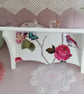 Wooden Wall Shelf Storage Made Using Vintage Bird Design Farrow & Ball Bathroom  - Image 8