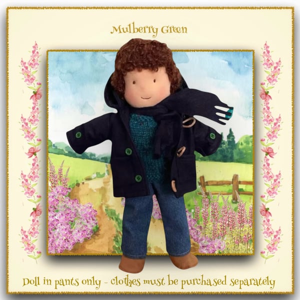 Doll - Oliver Greenwood - a handcrafted Mulberry Green doll