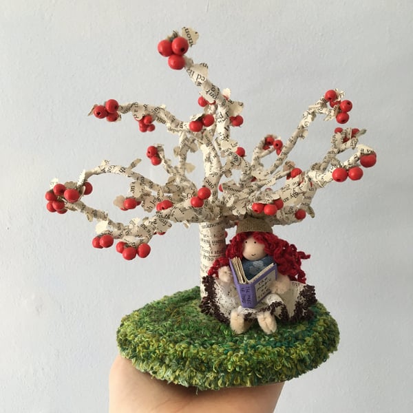 Fairy Apple Tree Miniature Scene, The Magic Of Trees, Fairy Core Home Decoration