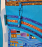 Sky blue handbag ,Spanish mosaics - Image 2
