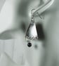 Earrings, Sterling Silver and Copper with Amethyst, Moonstone & Amazonite - Image 5