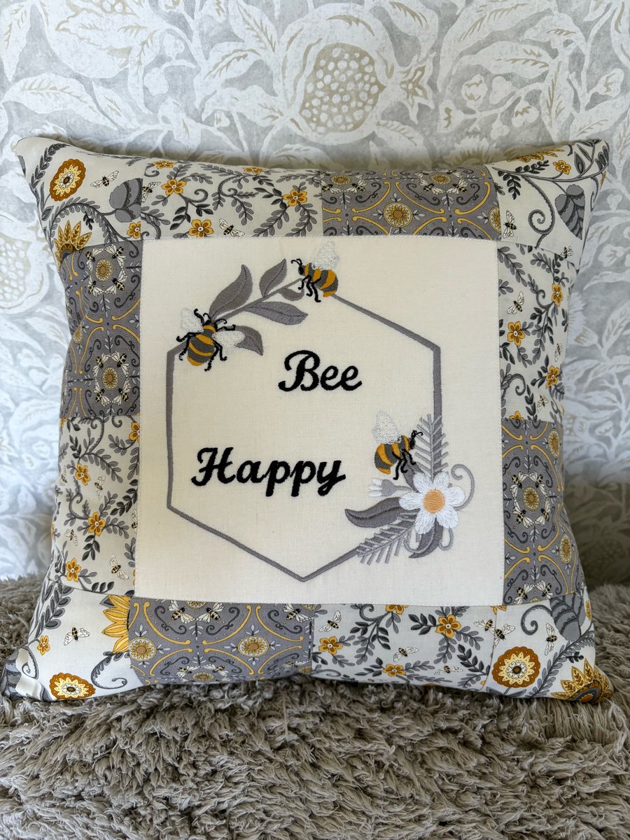 Bee Happy Cushion