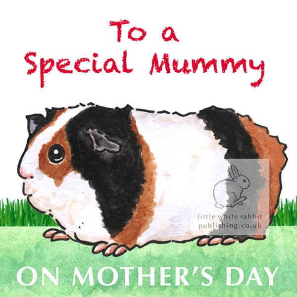 Ozzie the Guinea Pig - Mother's Day Card