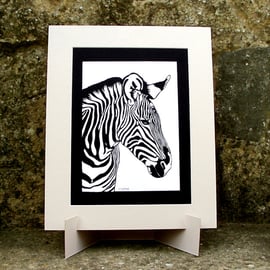 Zebra Head Original Paper Cut