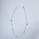 Aurielle – Delicate Emerald Gemstone designer handmade Necklace gold plated 